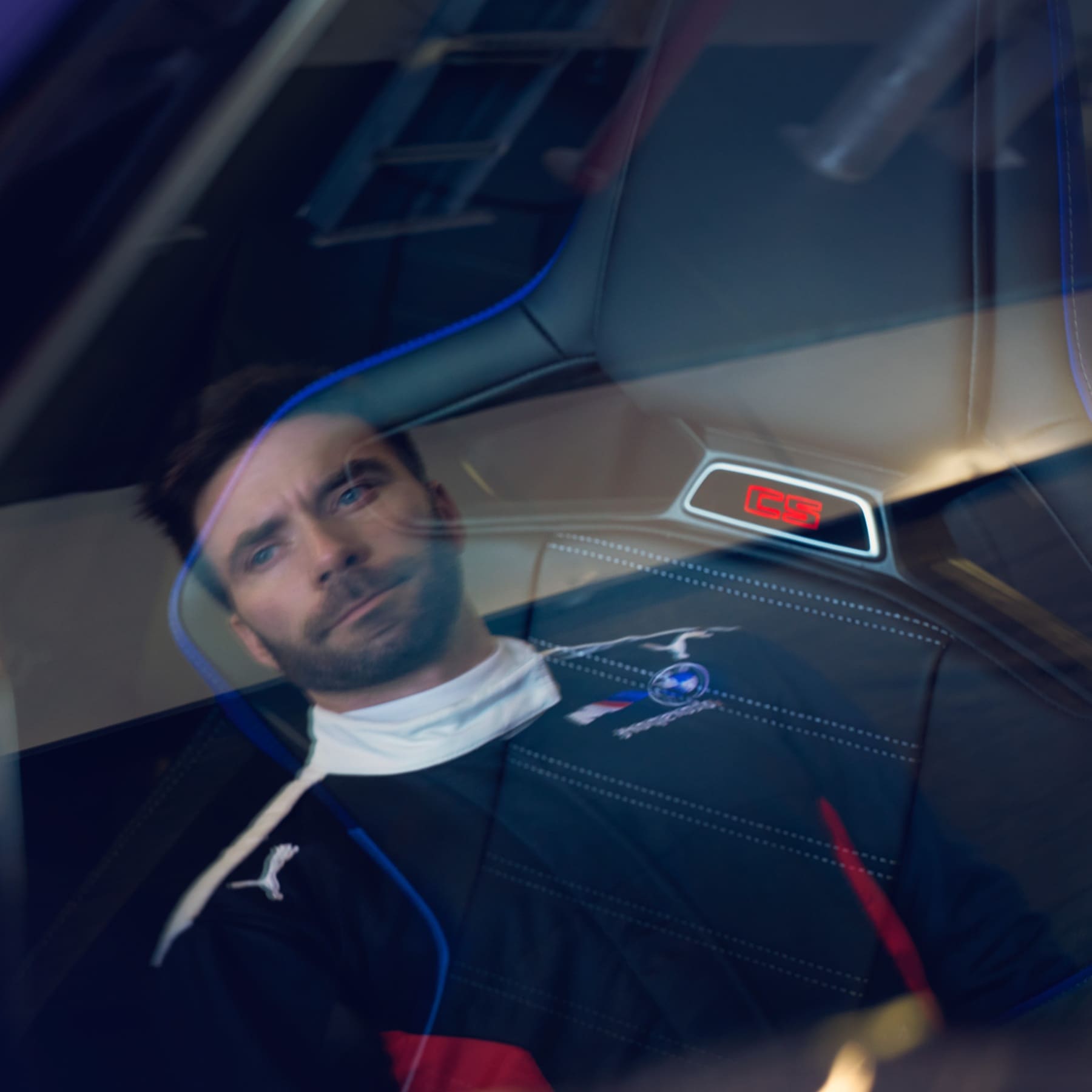 The BMW M Motorsport works driver on his first test drive. 