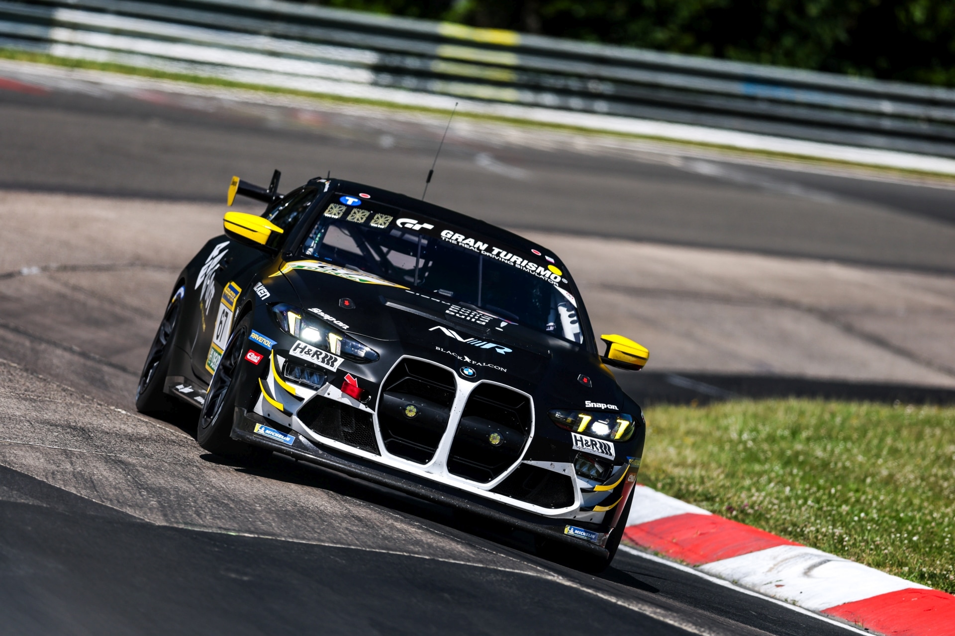 BMW M4 GT4 EVO during the 24 hour race