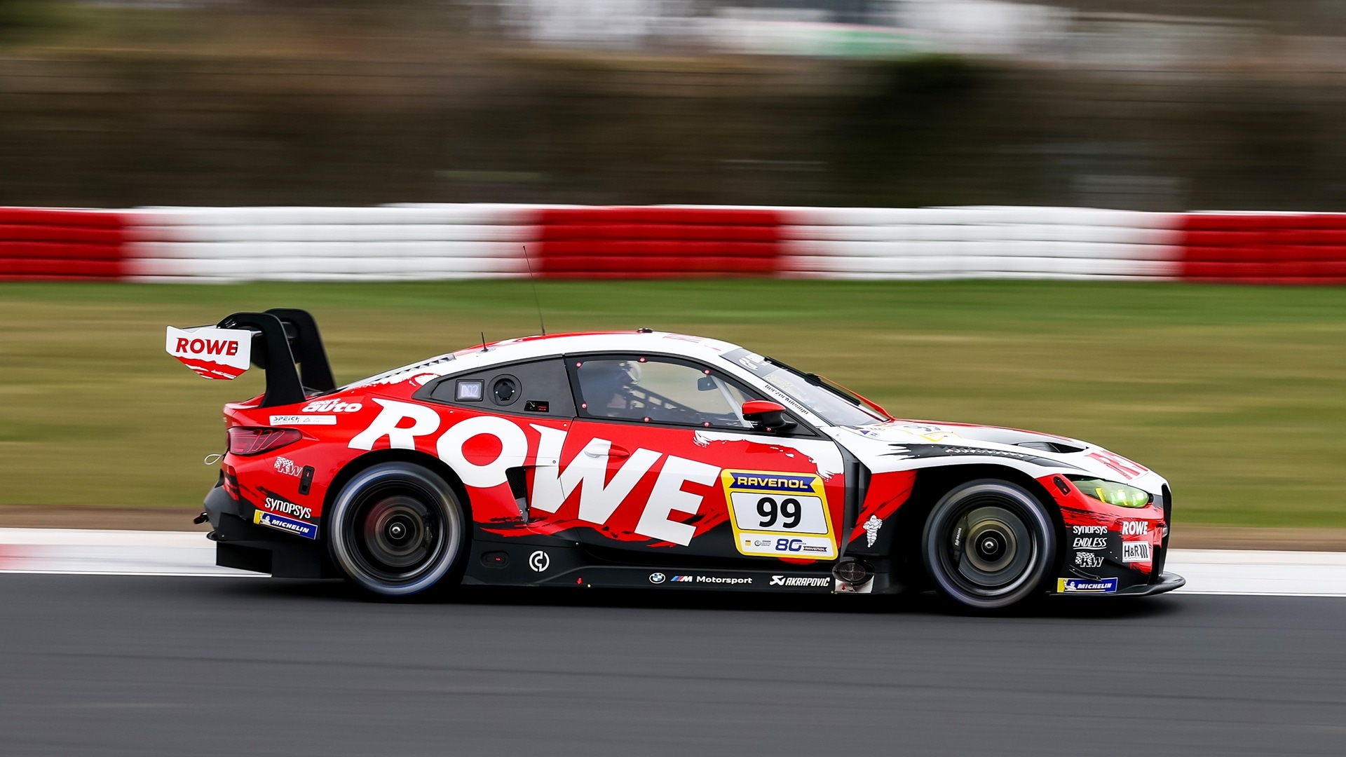 ROWE Racing's #99 BMW M4 GT3 EVO.