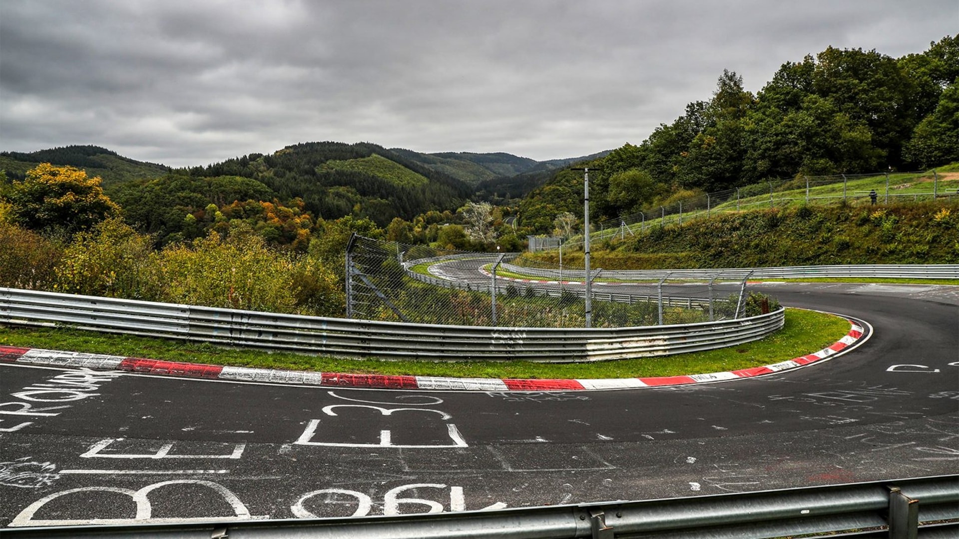 BMW M Power bridge at the Nürburgring 