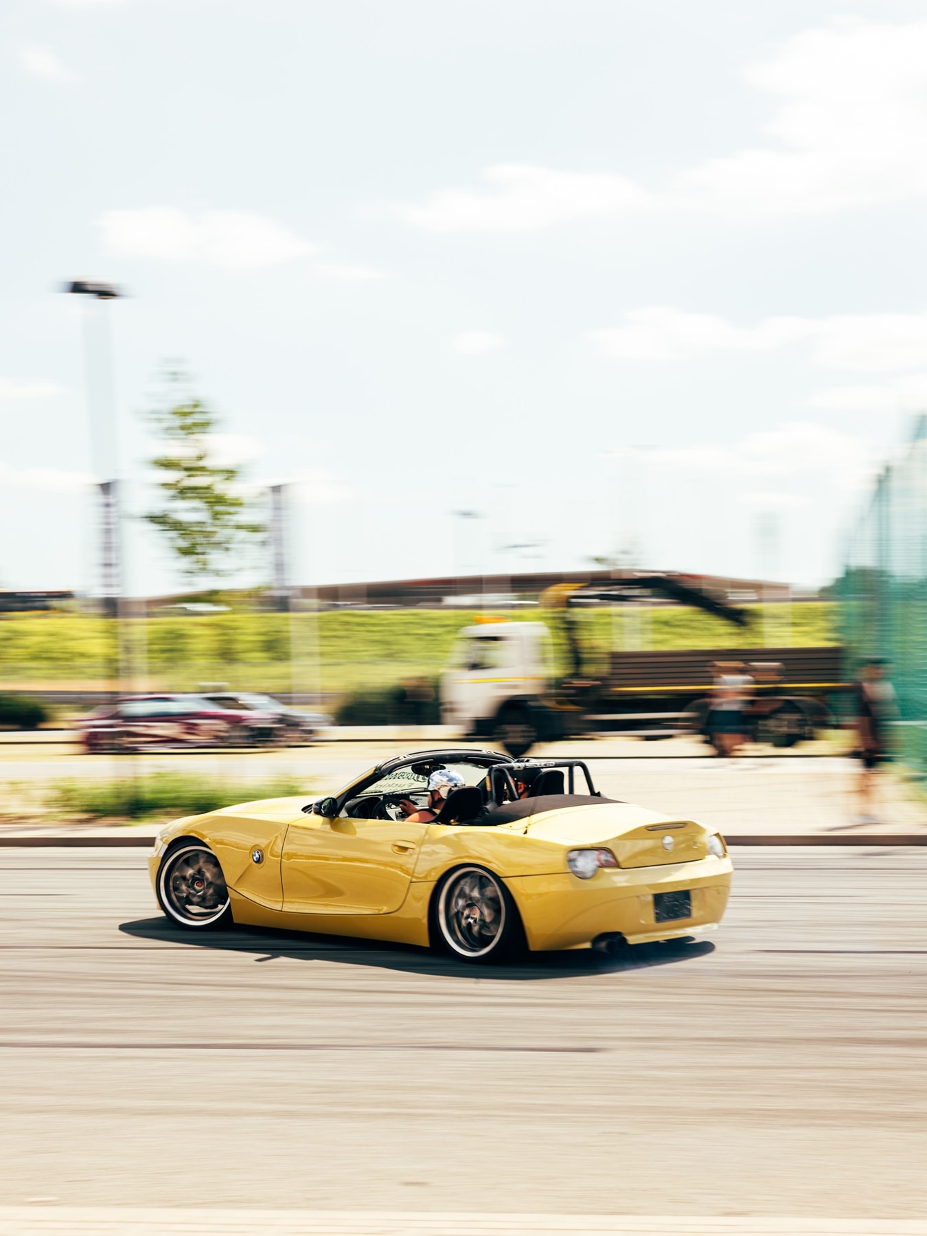 BMW Z4 M Cabrio beim Driften auf dem Ultrace. 