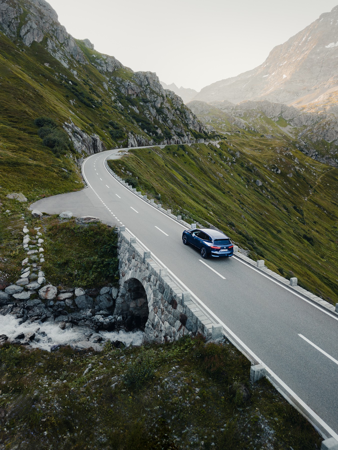 Road in the Alps.
