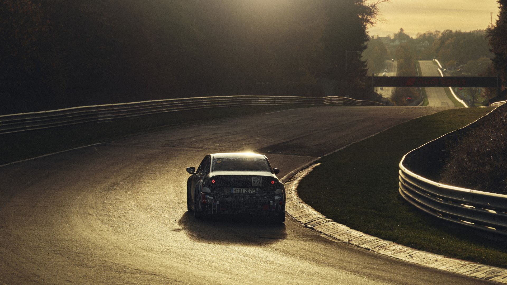 The all-electric prototype from BMW M at the Nürburgring. 