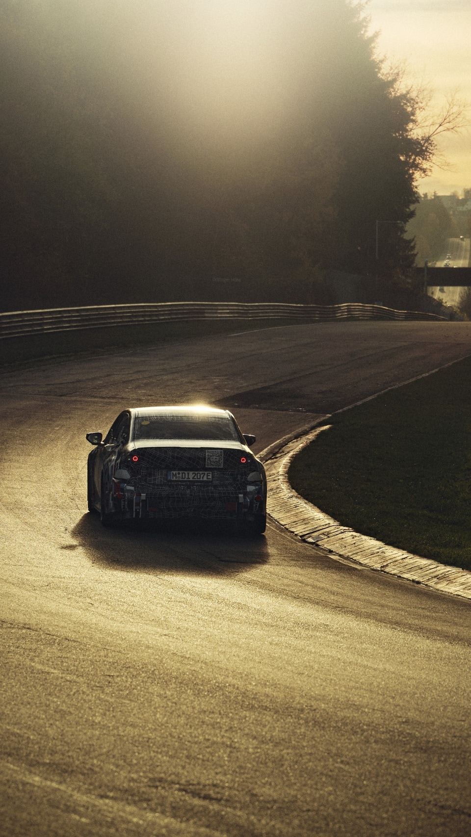 The all-electric prototype from BMW M at the Nürburgring. 