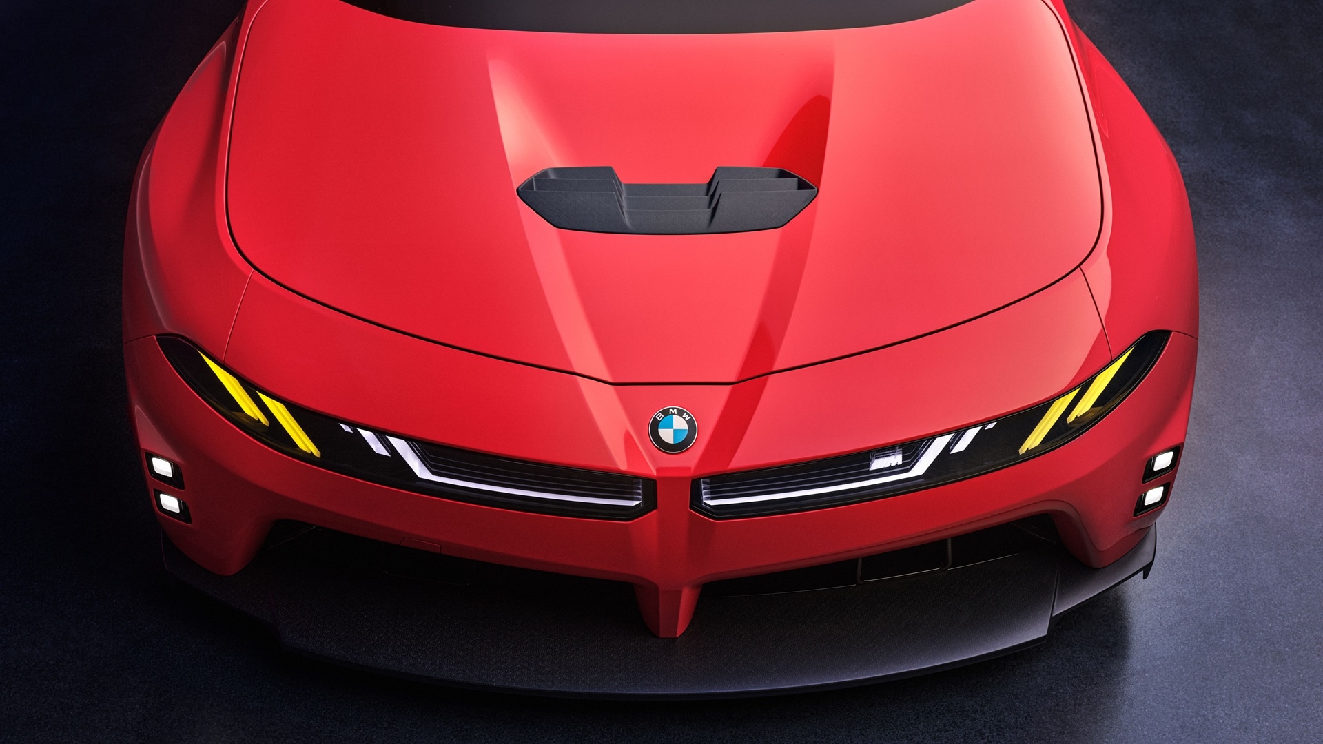 Fronthaube des BMW M Concept Neue Klasse. 