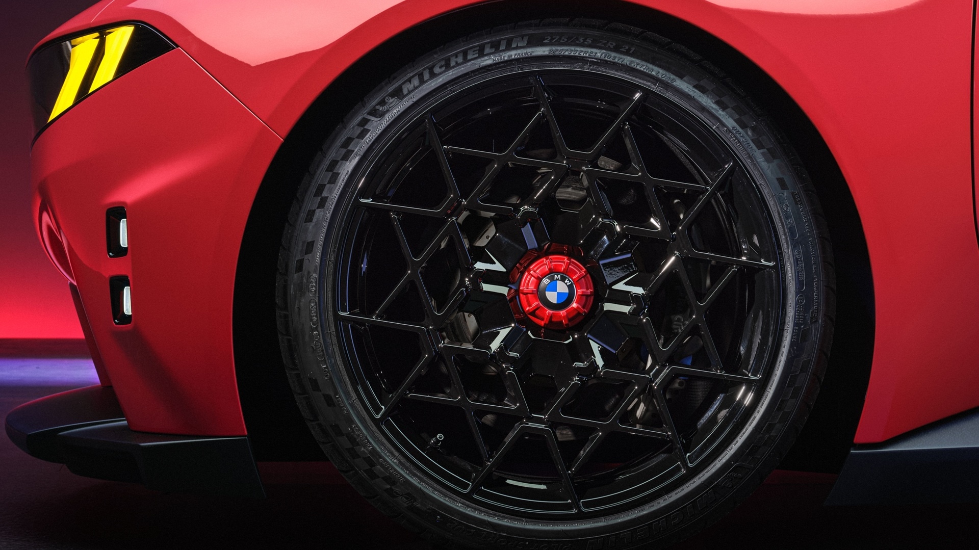 Zentralverschlussrad des BMW M Concept Neue Klasse