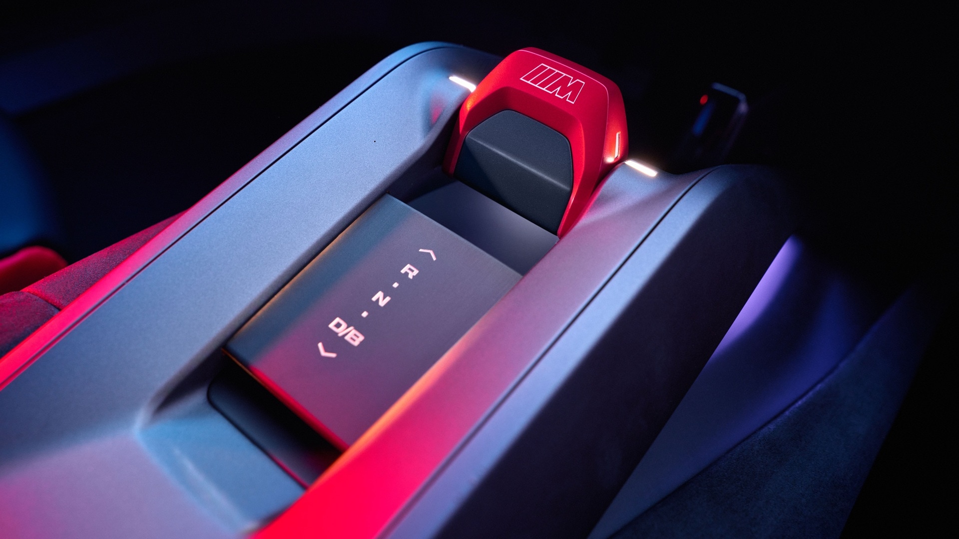Gangwahlschalter des BMW M Concept Neue Klasse