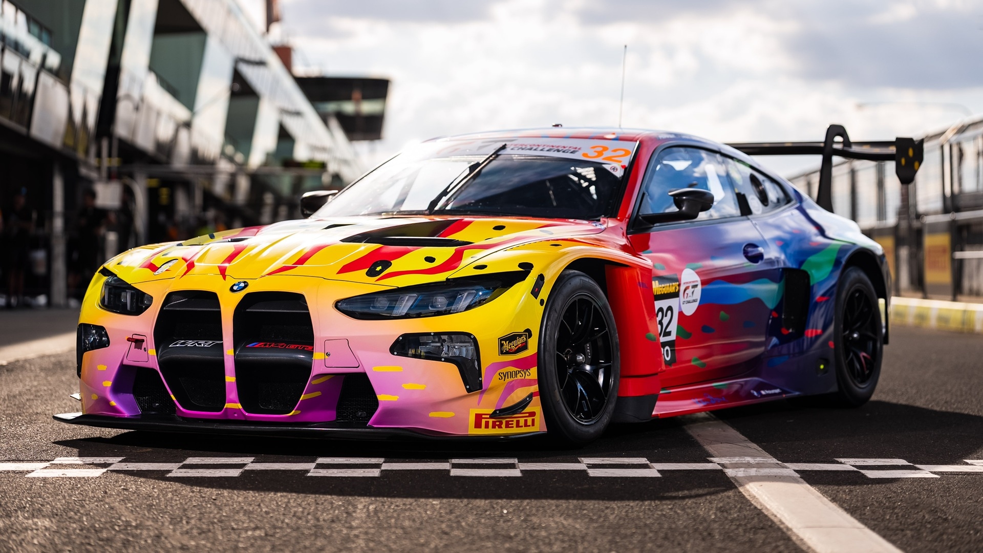 BMW M4 GT3 in Ken Done livery.