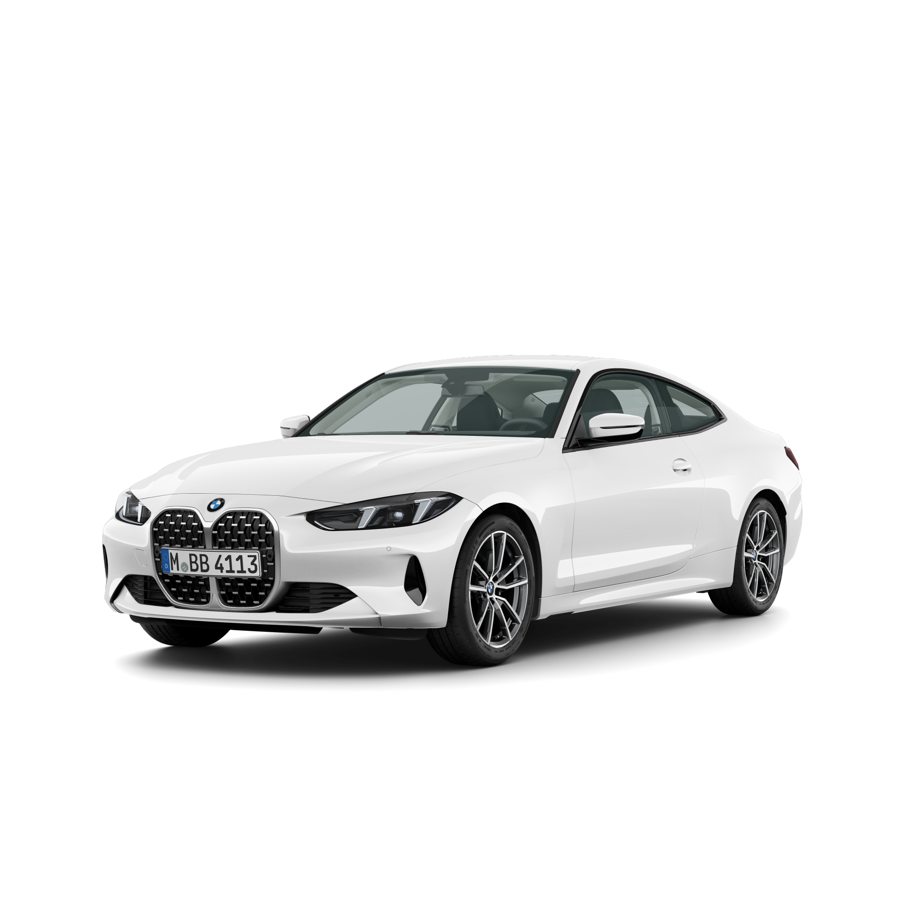 BMW 420i Coupé mit Serienausstattung.