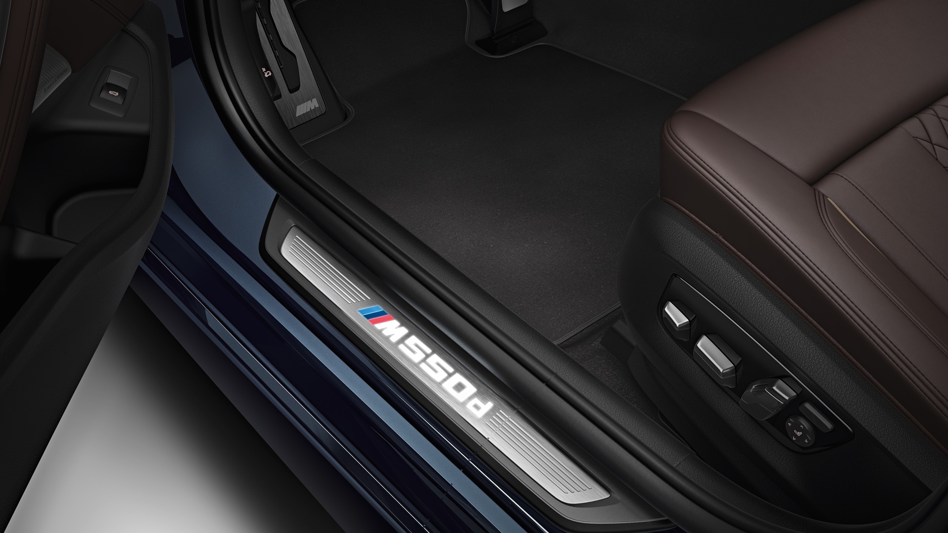 Einstiegsleiste des BMW M550d