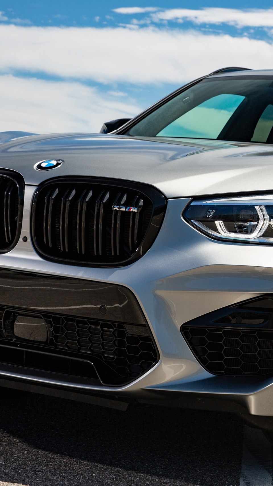 BMW M kidney grille with X3 M badge.