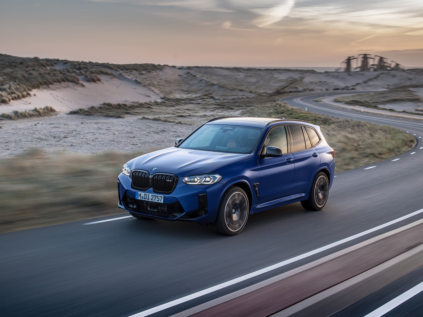 Modell-Update des BMW X3 M F97. 
