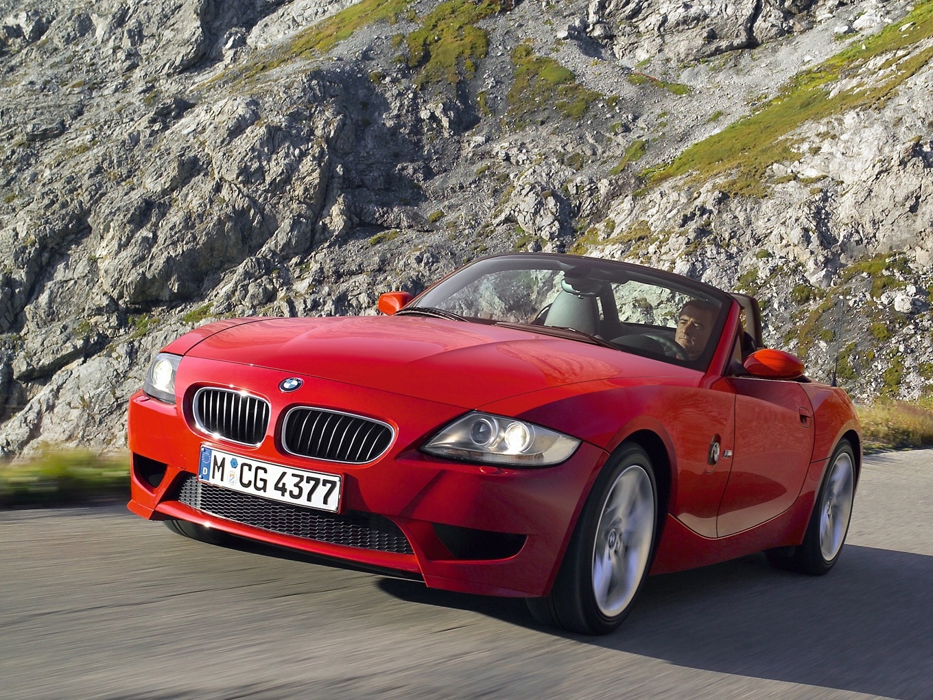 BMW Z4 M E85 unterwegs auf einer Gebirgsstraße