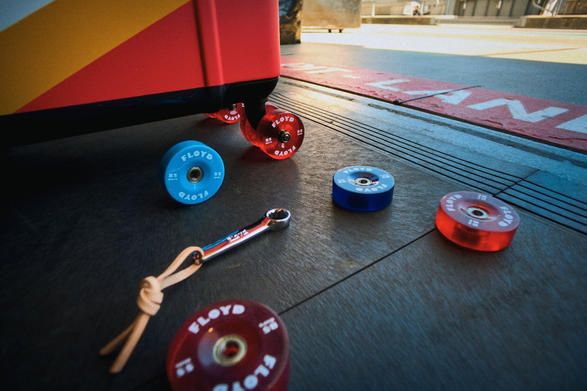 Skateboard-Rollen für den Floyd Cabin