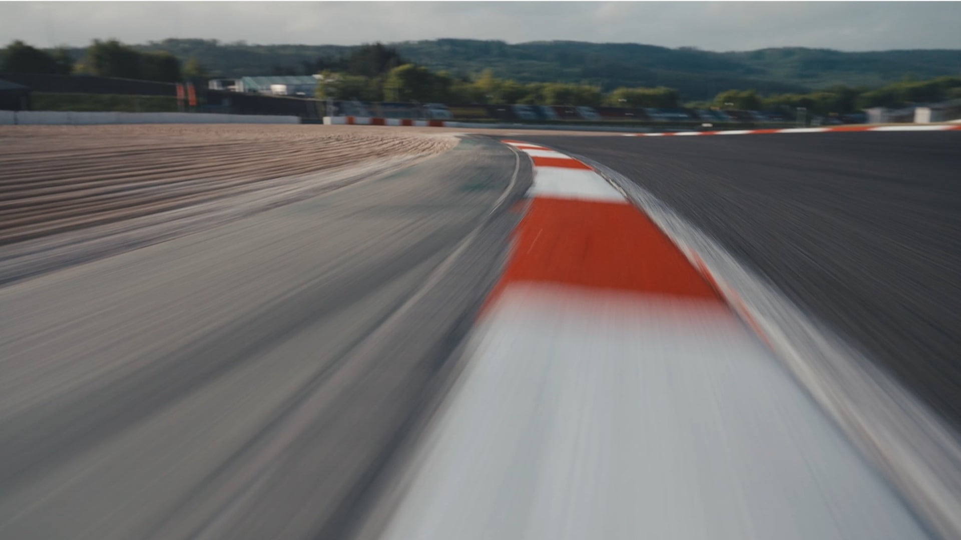 Kerbs on a racetrack.