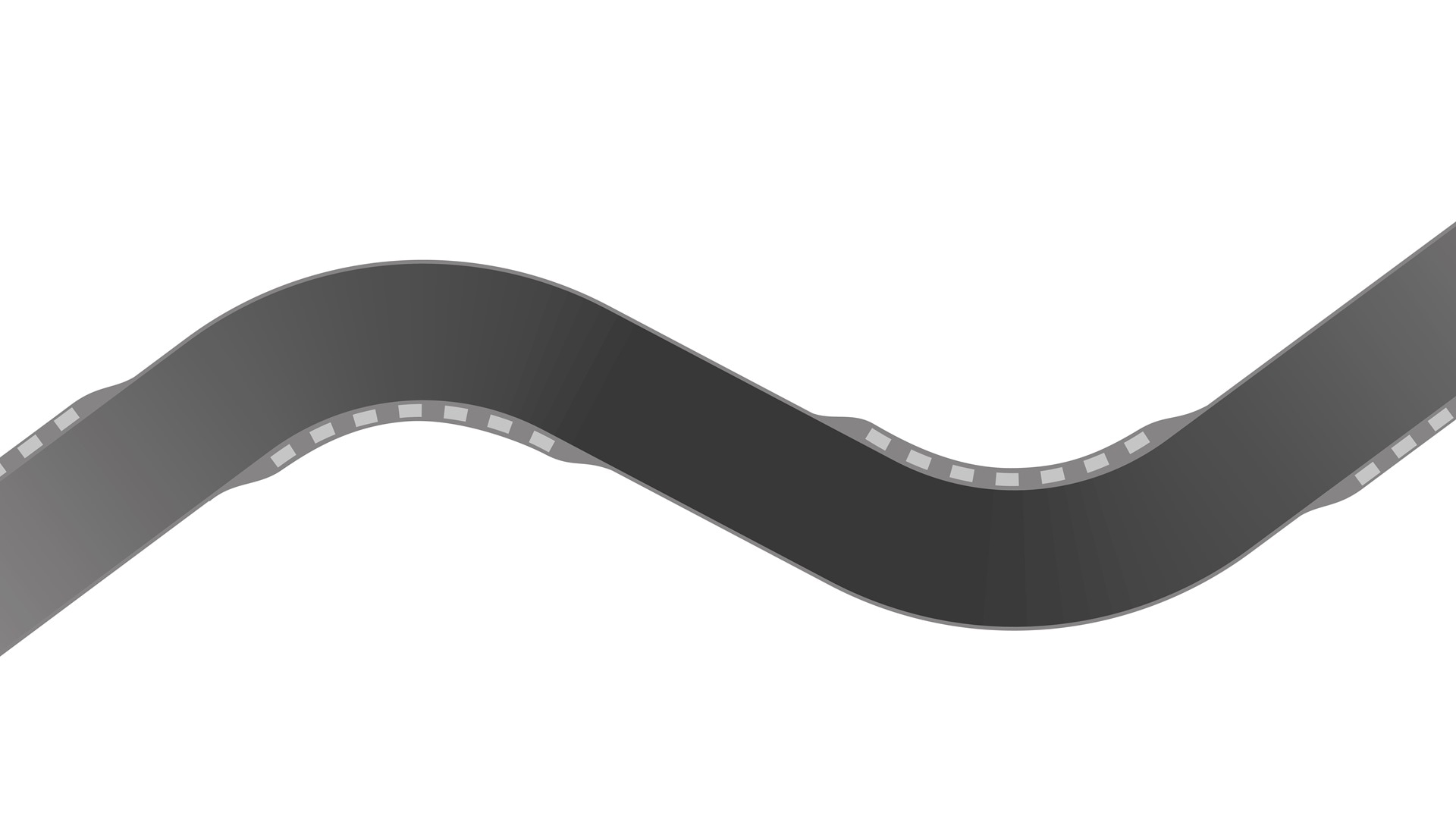 Graphic illustration of an s-corner.