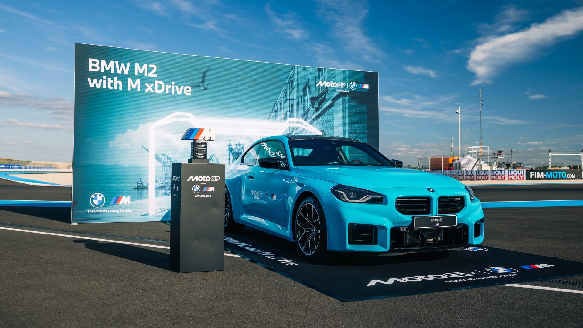 BMW M2 with M xDrive at the BMW M Award of MotoGP™ 2026
