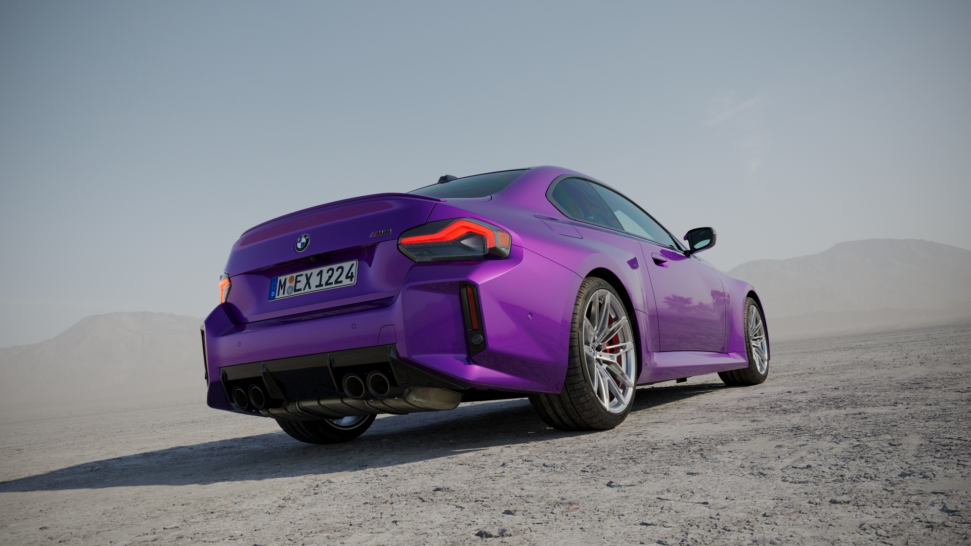 BMW M2 in BMW Individual Twilight Purple Pearl