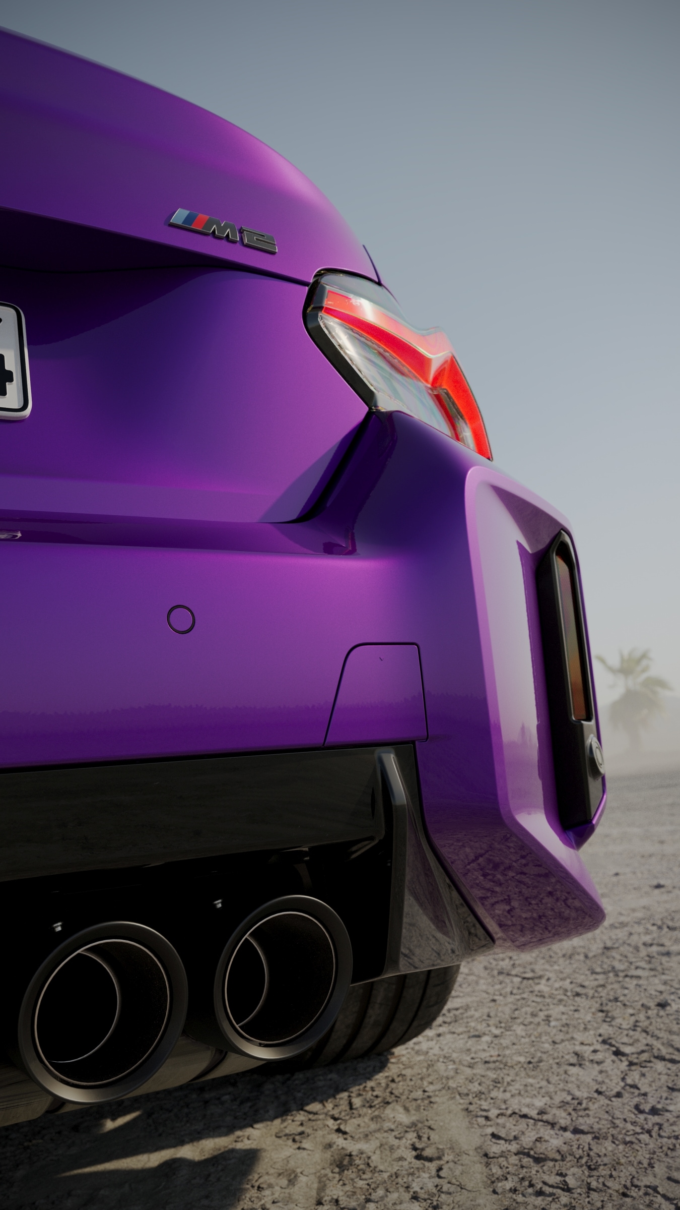 BMW M2 in BMW Individual Twilight Purple Perleffekt