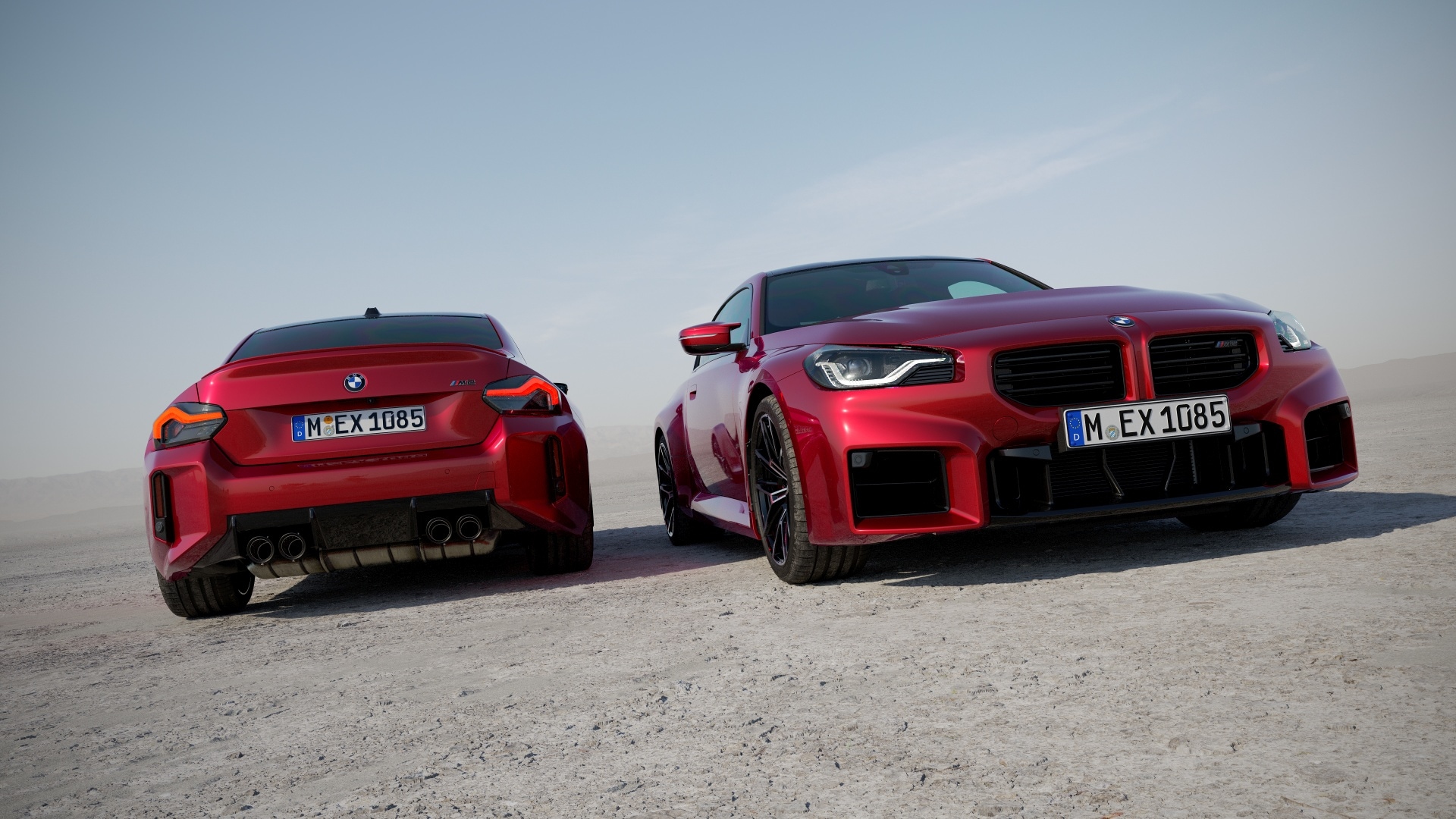 BMW M2 in Fire Red metallic