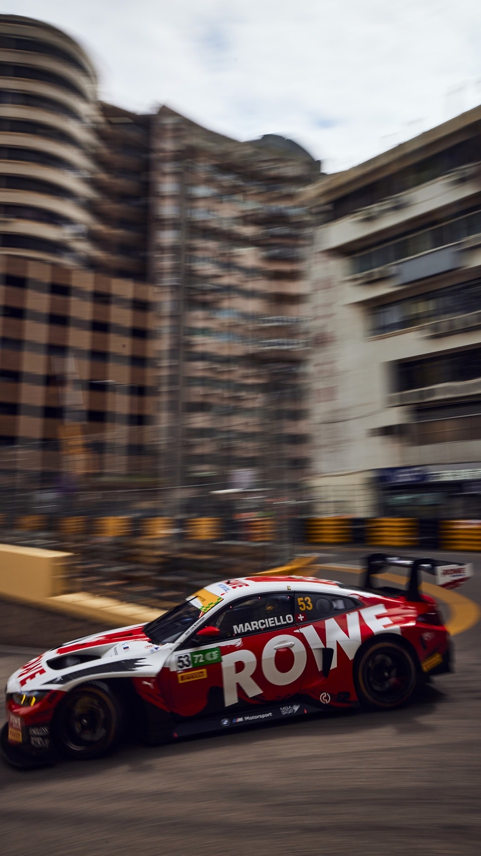 BMW M4 GT3 beim Rennen in Macau.