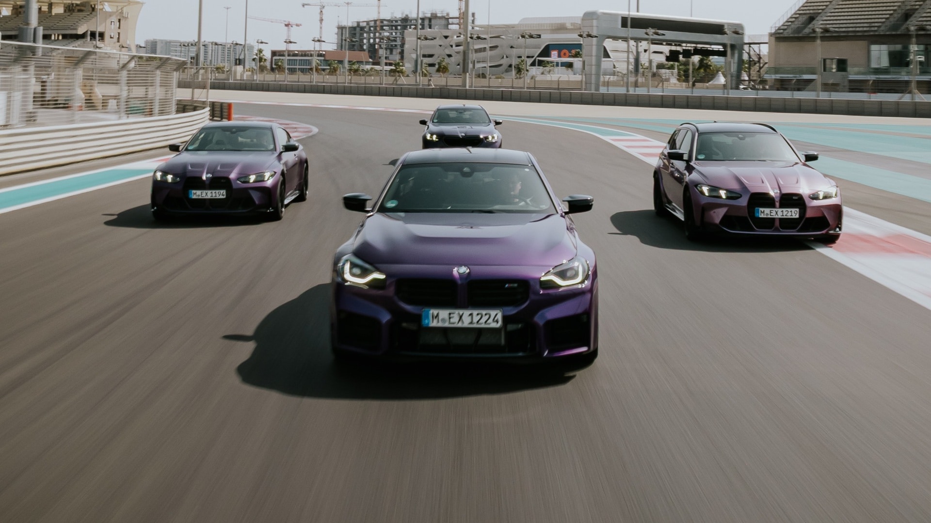 BMW M Modelle auf der Rennstrecke 